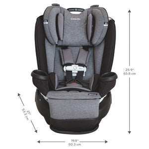 Evenflo GOLD SensorSafe Revolve360 Extend Rotational All-In-One Convertible Car Seat - Moonstone Gray
