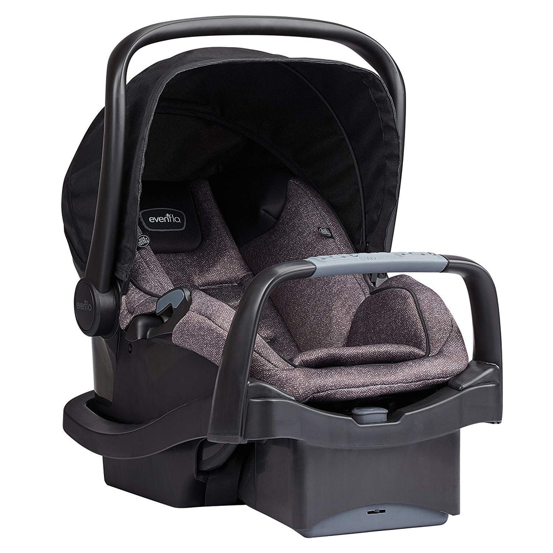 Evenflo Pivot Modular Travel System with SafeMax Car Seat (Casual Gray)