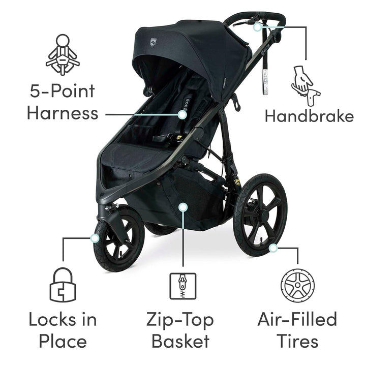 BOB 2026 Wayfinder Jogging Stroller - Nightfall