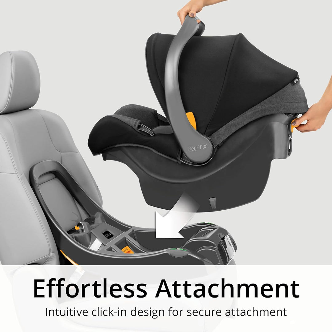 Chicco KeyFit 35 ClearTex Infant Car Seat with Anti-Rebound Bar - Shadow