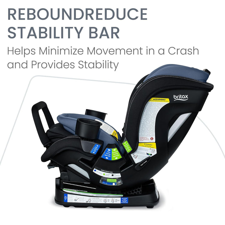 Britax Poplar S Narrow Convertible Car Seat in Arctic Onyx - image 3