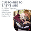 Britax Willow S Infant Car Seat with Alpine Anti-Rebound Base - Ruby Onyx