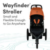 Bob Wayfinder Jogging Stroller with Snack Tray - Canyon