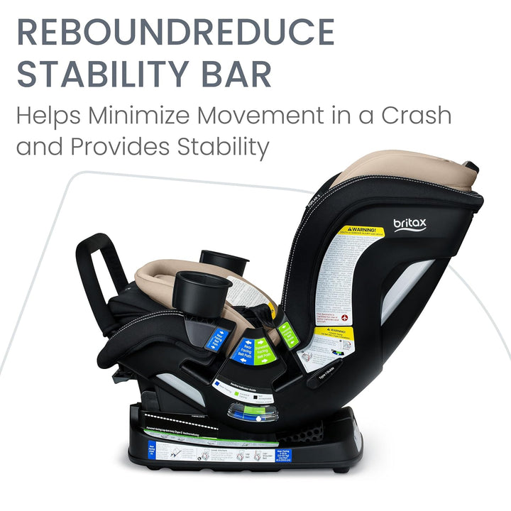 Britax Poplar S Narrow Convertible Car Seat in Sand Onyx - image 6