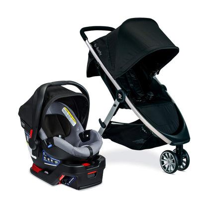 Britax B-Lively & B-Safe Gen2 Travel System - Cobblestone SafeWash