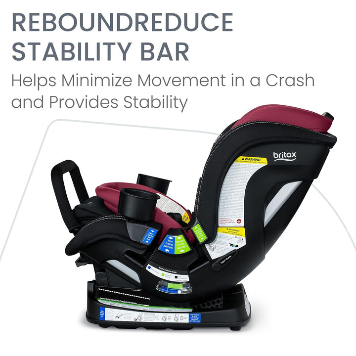 Britax Poplar S Narrow Convertible Car Seat in Ruby Onyx - image 5