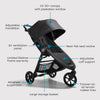 Baby Jogger City Mini GT2 Single Stroller, Opulent Black