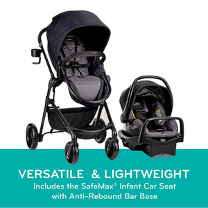 Evenflo Pivot Modular Travel System with LiteMax Infant Car Seat - Casual Gray