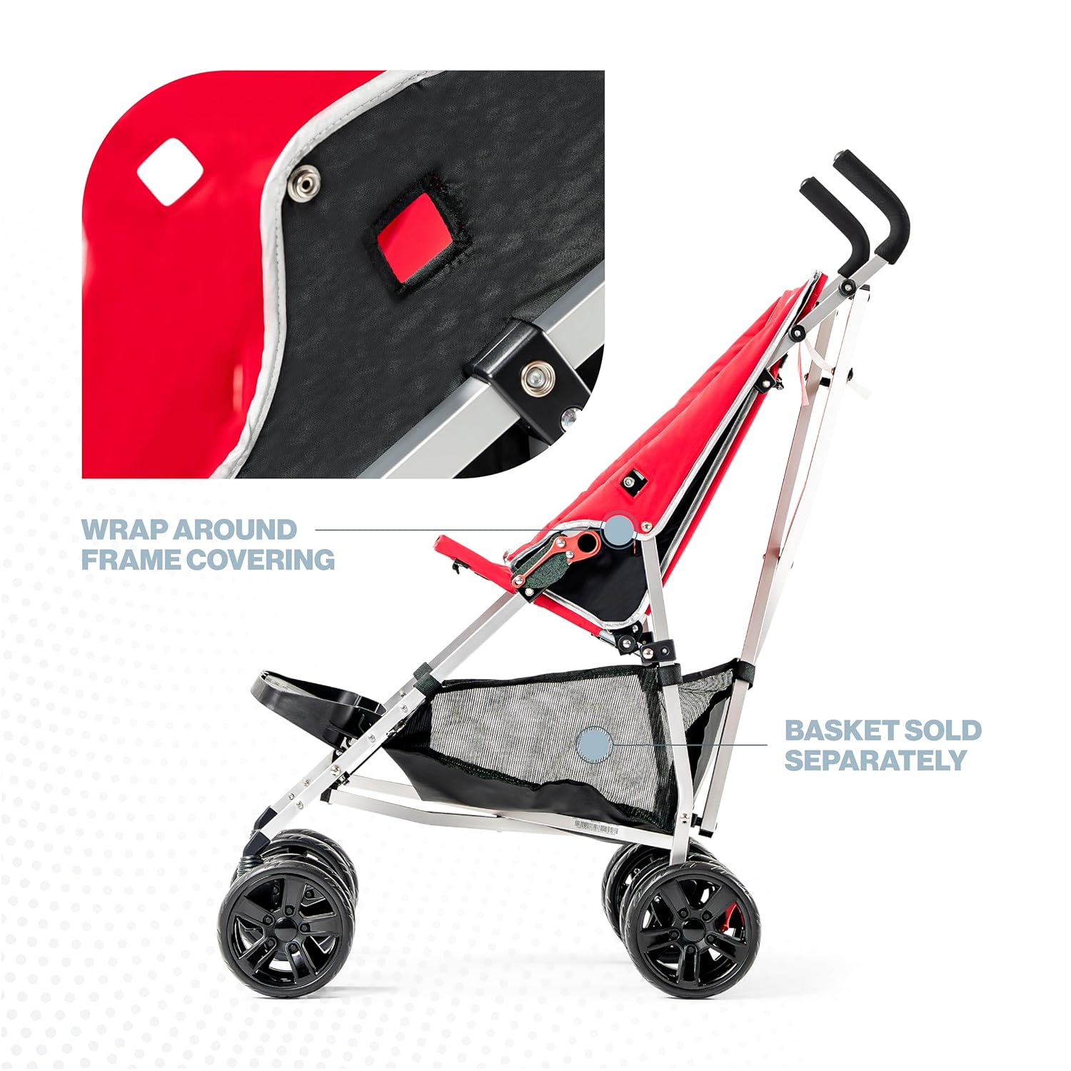 red sox umbrella stroller Coche XL Lightweight Special Needs Umbrella Stroller Red