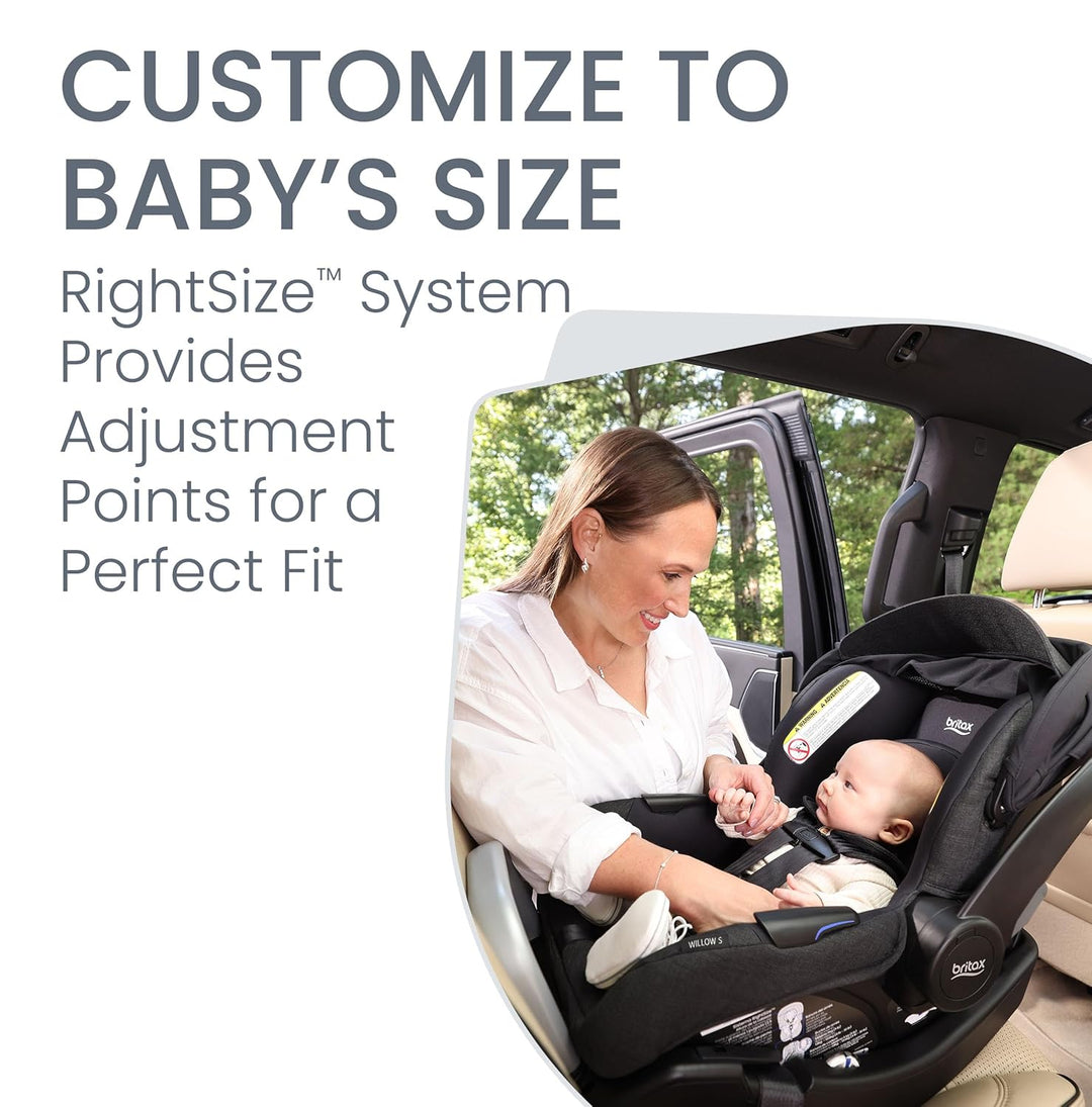 Britax Willow Brook S+ Travel System - Raven Black