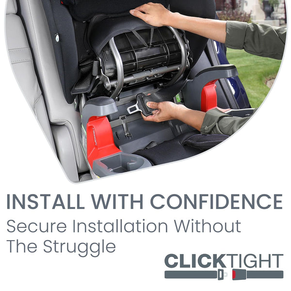 Britax Grow With You ClickTight Harness Booster Car Seat Black