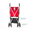 Coche XL Lightweight Special Needs Stroller/Transport Chair, Red
