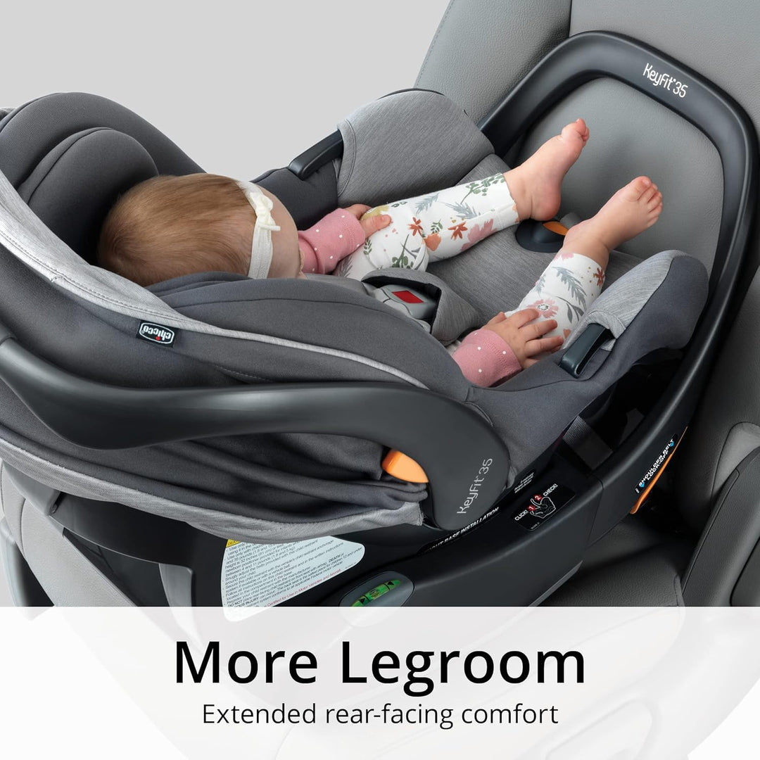 Chicco KeyFit 35 ClearTex Infant Car Seat with Anti-Rebound Bar