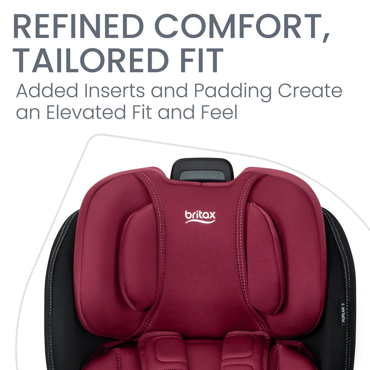 Britax Poplar S Narrow Convertible Car Seat in Ruby Onyx - image 6