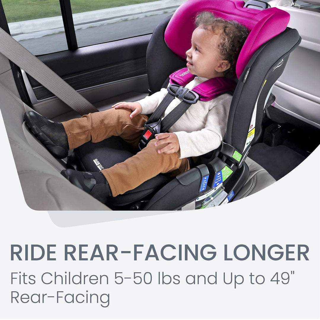 Britax Poplar Convertible Car Seat - Magenta Onyx