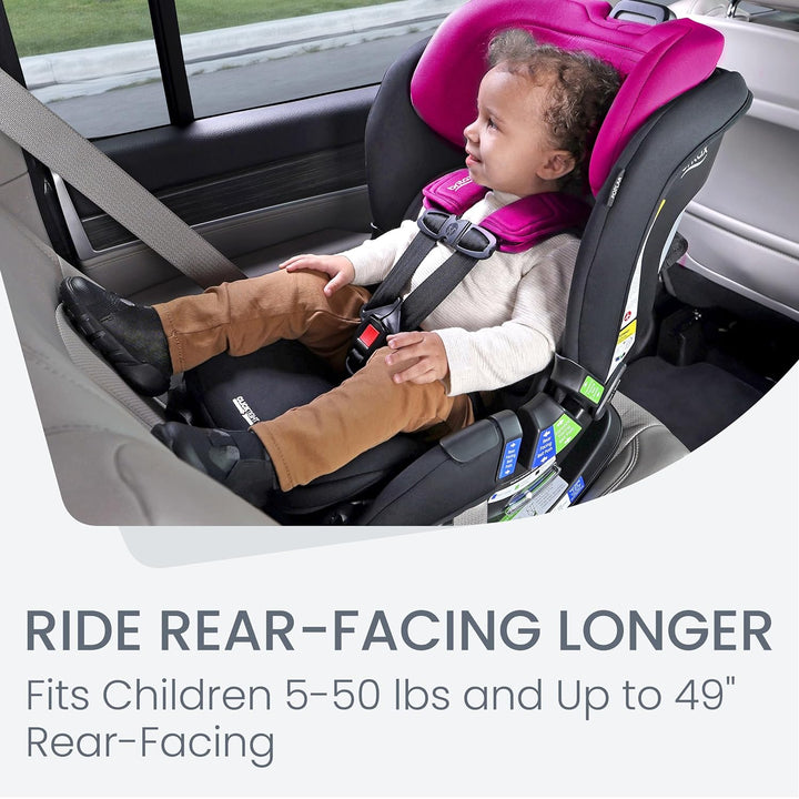 Britax Poplar Convertible Car Seat - Magenta Onyx