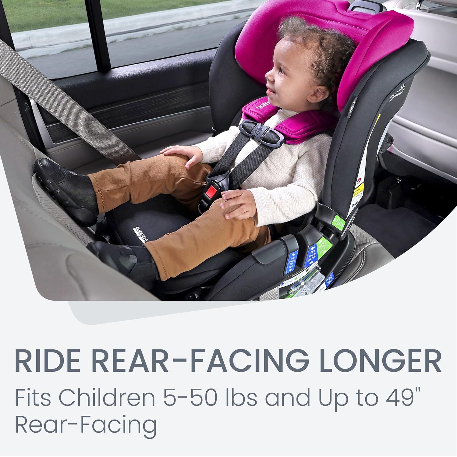 britax allegiance rear facing limits Britax Poplar Convertible Car Seat