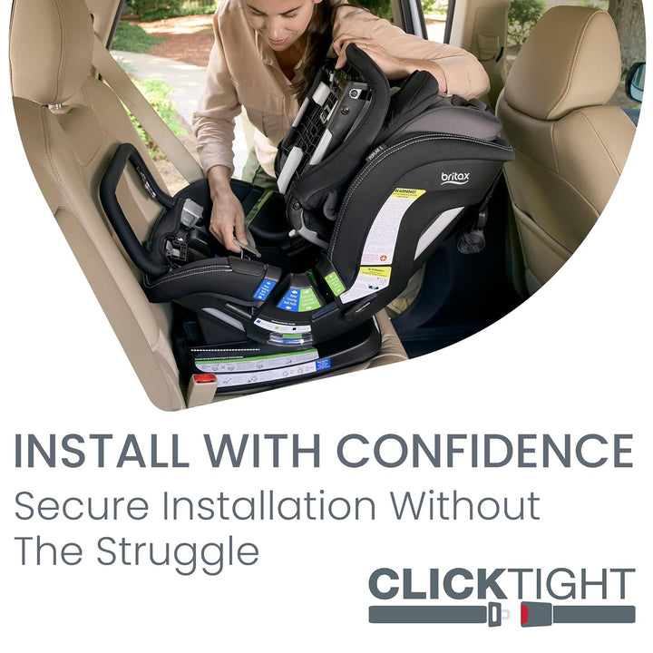 Britax Poplar S Narrow Convertible Car Seat in Stone Onyx - image 4