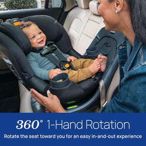 Chicco Fit360 ClearTex Rotating Convertible Car Seat - Obsidian