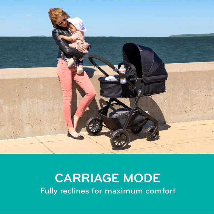 Evenflo Pivot Modular Travel System with LiteMax Infant Car Seat - Casual Gray