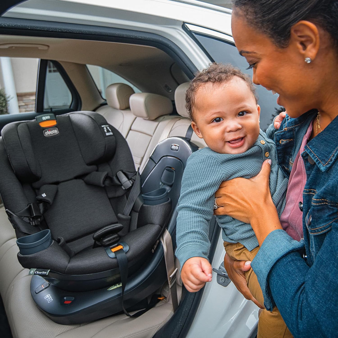 Chicco Fit360 ClearTex Rotating Convertible Car Seat in Slate - image 2