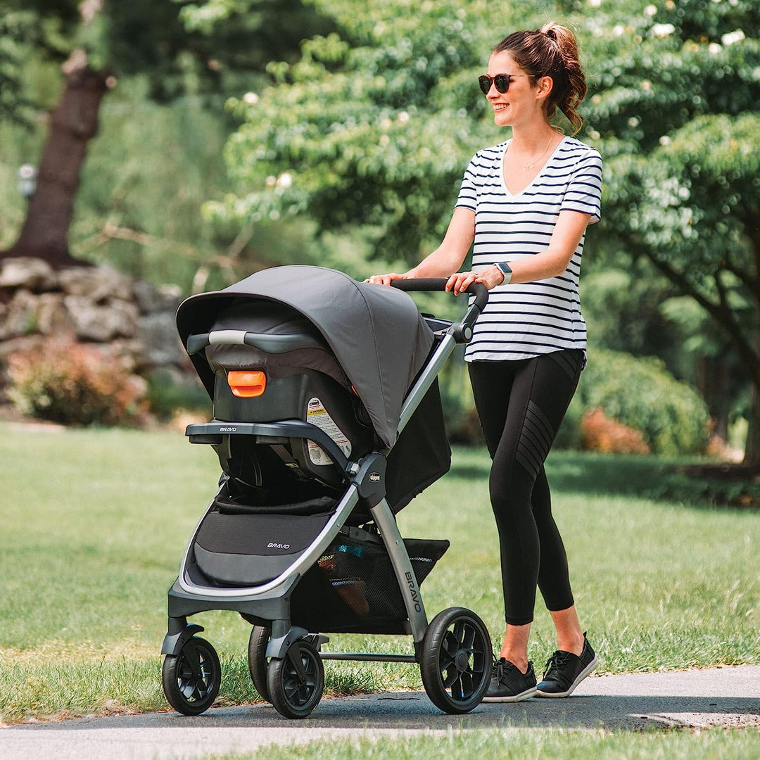 Chicco Bravo Quick-Fold Stroller - Black