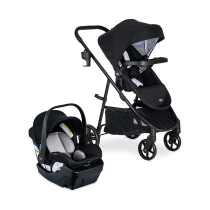 Britax Willow Brook S+ Travel System with Alpine Anti-Rebound Base - Glacier Onyx