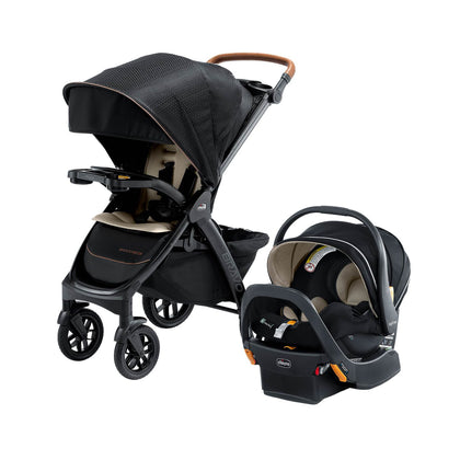 Chicco Bravo Primo ClearTex Travel System - Somerset/Black