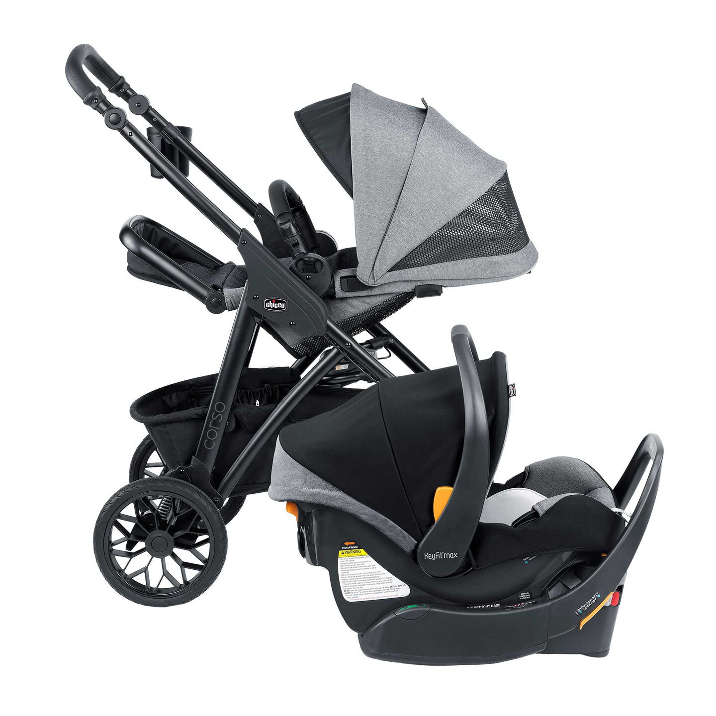 chicco carseat and stroller Chicco Corso LE ClearTex Modular Travel System