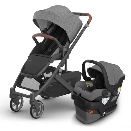 UPPAbaby Cruz V3 + Mesa V3 Travel System - Greyson (Charcoal Mélange)