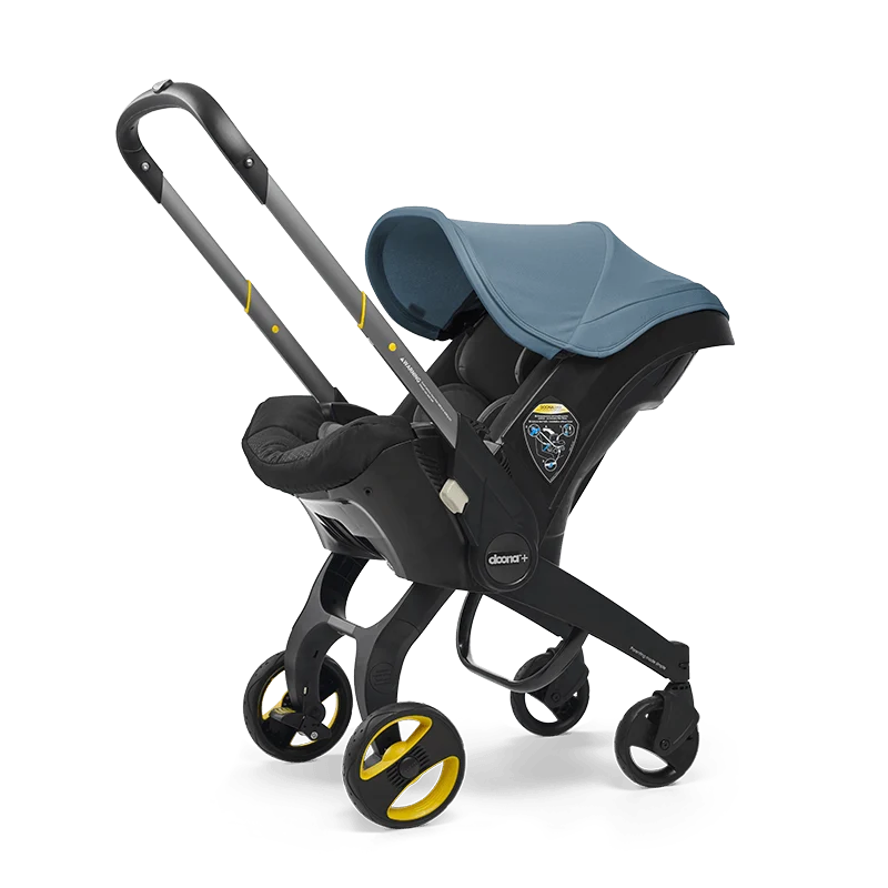 Doona+ Infant Car Seat &amp; Stroller — Ocean Blue — New — Packaging Imperfections