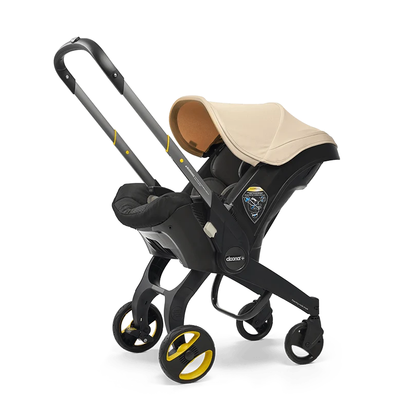 Doona+ Infant Car Seat &amp; Stroller — Sahara Sand — New — Packaging Imperfections