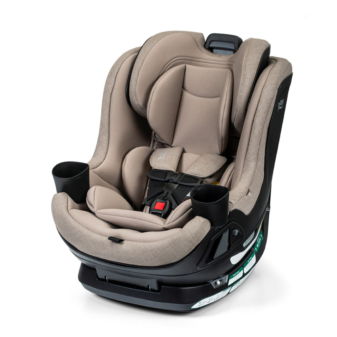 Britax Galaxy360 Slim Rotating Convertible Car Seat - Teak - angled front view 