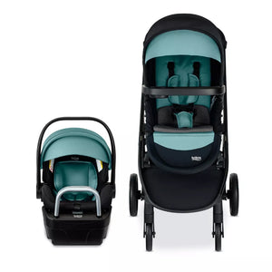 Britax Willow Brook S+ Travel System with Alpine Anti-Rebound Base - Jade Onyx