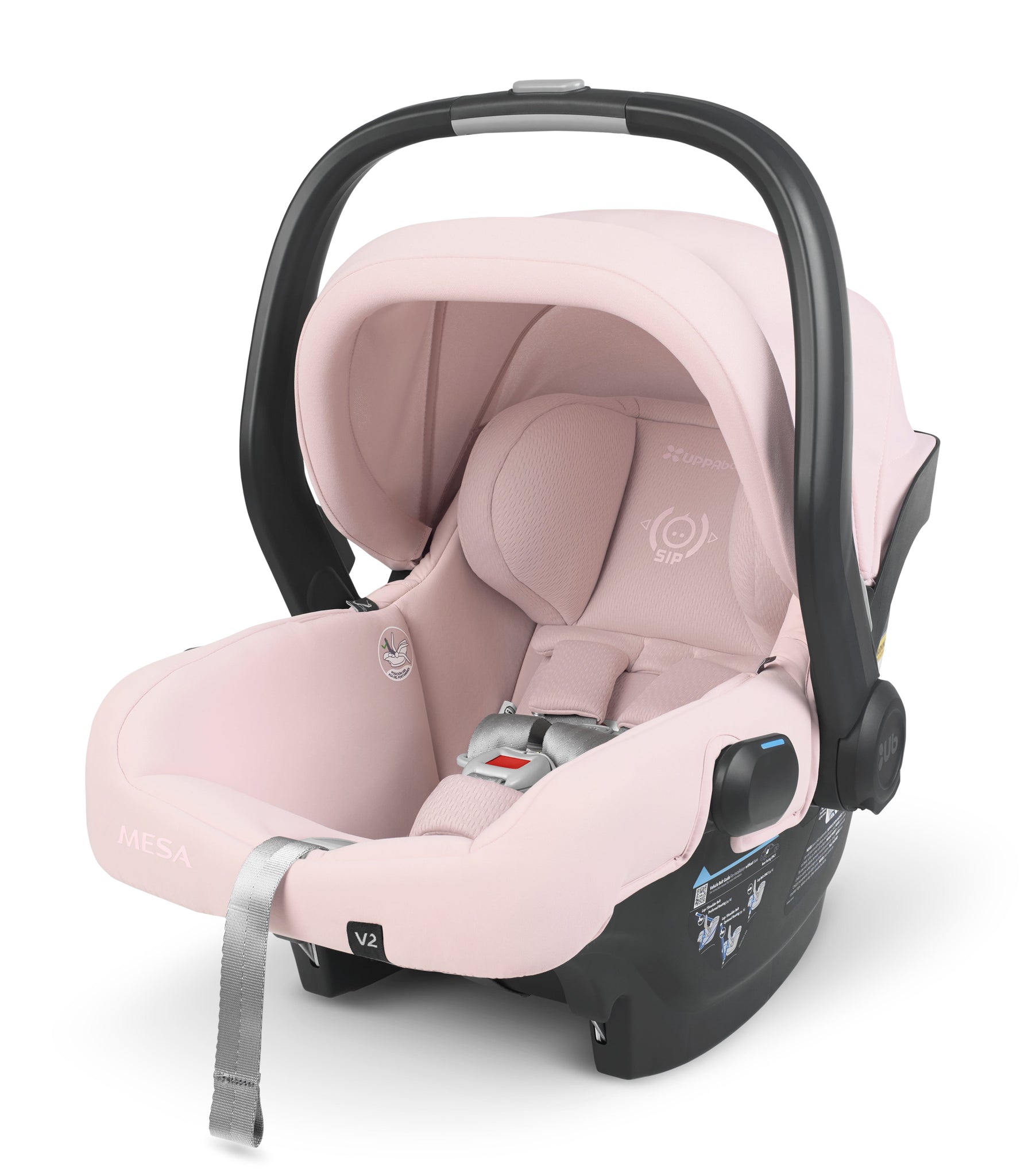 (Open Box - NEW) UPPAbaby Mesa V2 Infant Car Seat & Base - Alice (Dusty Pink)