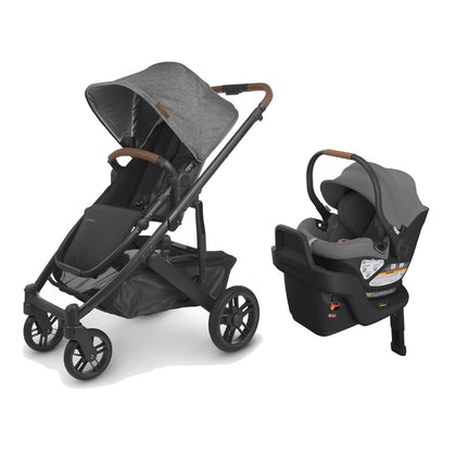 UPPAbaby Cruz V2 + Aria Travel System Bundle - Greyson (Charcoal Mélange)