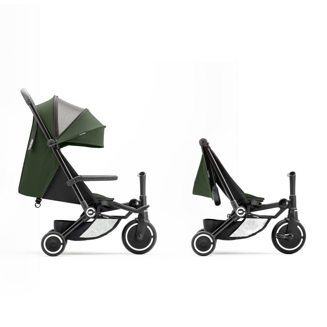 smarTrike Traveler Stroller Trike - Forest Green