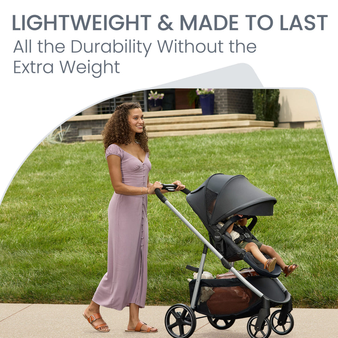 Britax Grove Modular Stroller - Pindot Stone - official product view 9