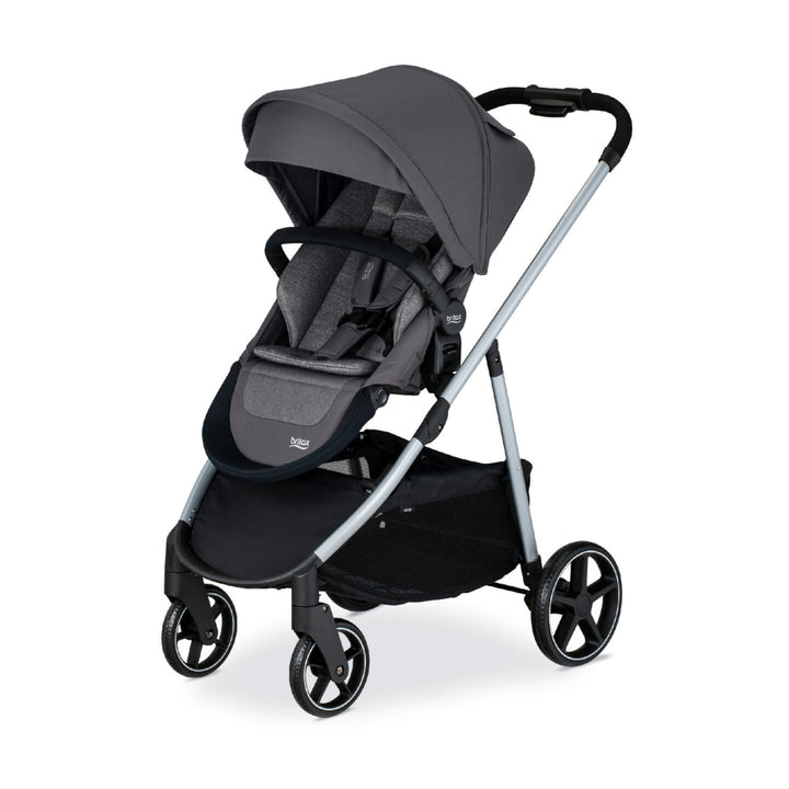 Britax Grove Modular Stroller - Pindot Stone - front left view