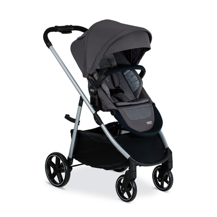 Britax Grove Modular Stroller - Pindot Stone - front right view