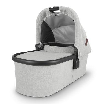 UPPAbaby V2 Bassinet - Anthony (White and Grey Chenille/Carbon Frame)
