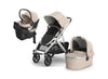 UPPAbaby Vista V2 + Aria Travel System - Declan (Oat Melange)