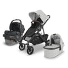 UPPAbaby Vista V2 + Mesa V2 Travel System, Anthony/Jake (White & Grey Chenille/Charcoal Black)