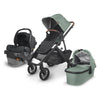 UPPAbaby Vista V2 + Mesa V2 Travel System Bundle -  Gwen / Jake (Green Mélange/Charcoal)