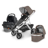 UPPAbaby Vista V2 + Mesa V2 Travel System Bundle - Theo / Jake (Dark Taupe/Charcoal Black)