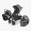 UPPAbaby Vista V2 + Aria Travel System - Greyson (Charcoal Mélange)