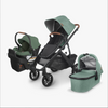 UPPAbaby Vista V2 + Aria Travel System - Gwen (Green Mélange)