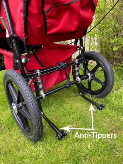 Adaptive Star Anti-Tippers for Special Needs Pushchair
