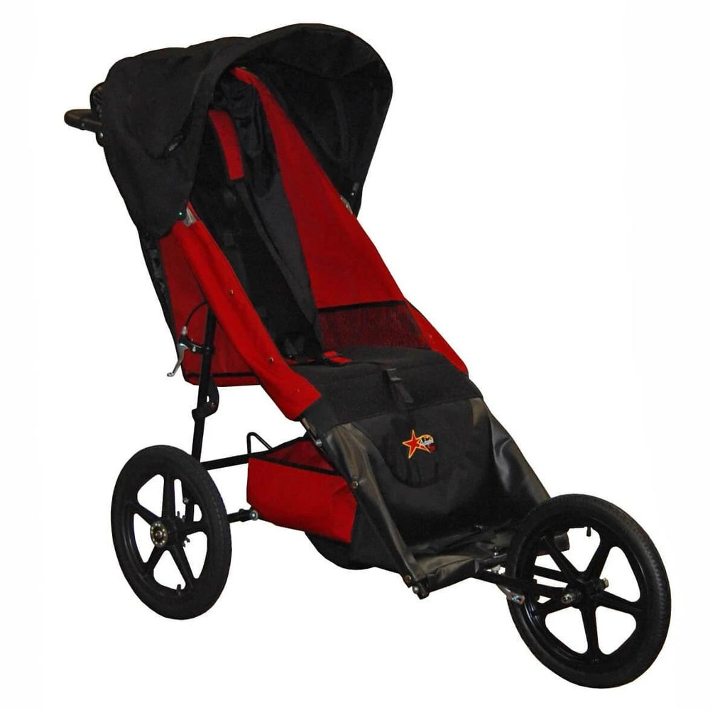 Adaptive Star Axiom Improv Mobility Push Chair - Red #color_red