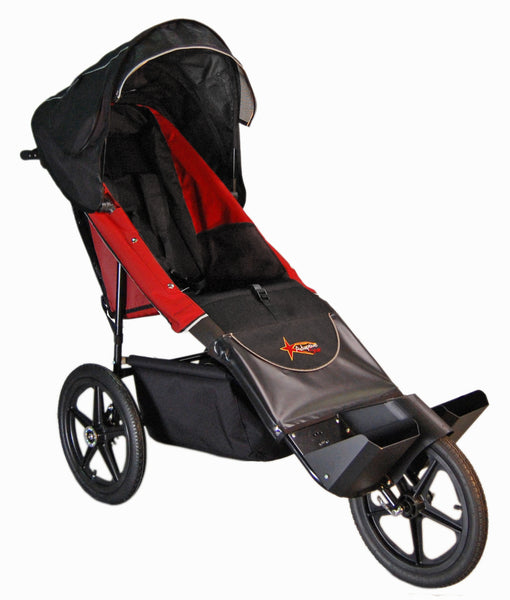 Adaptive Star Axiom ENDEAVOUR 4 Indoor/Outdoor Mobility Push Chair, Red